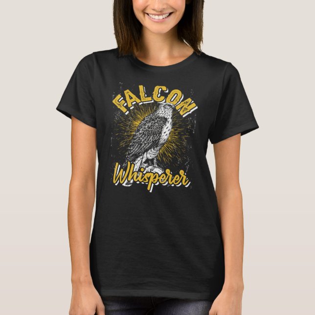 Falcon Whisperer Falconry Trainer T-Shirt (Vorderseite)