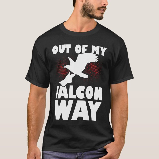 Falconer Falcon Hunter Falconer Tracker Duck Hunte T-Shirt (Vorderseite)