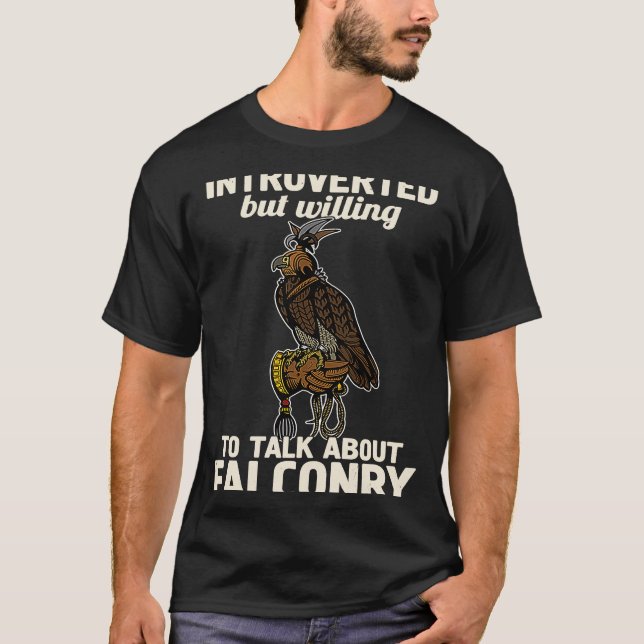 Falconer-Falknerornithologie-Vögel jagen Birdwa T-Shirt (Vorderseite)