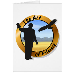 Falconer Medallion Round Card