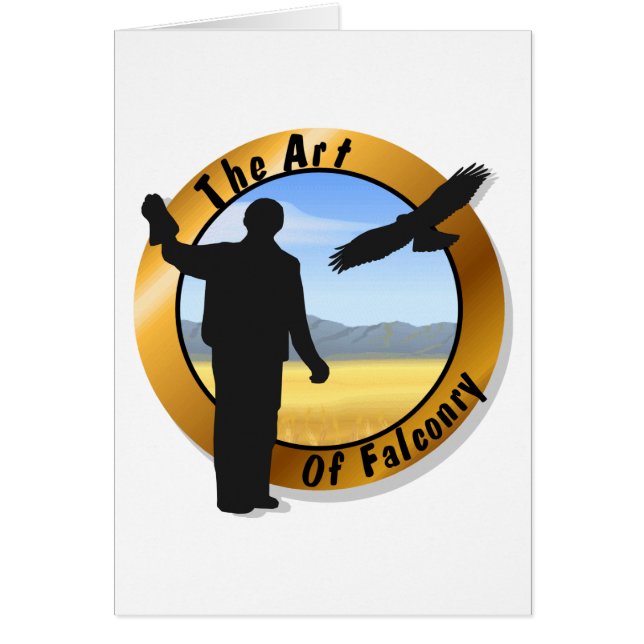 Falconer Medallion Round Card (Vorne)