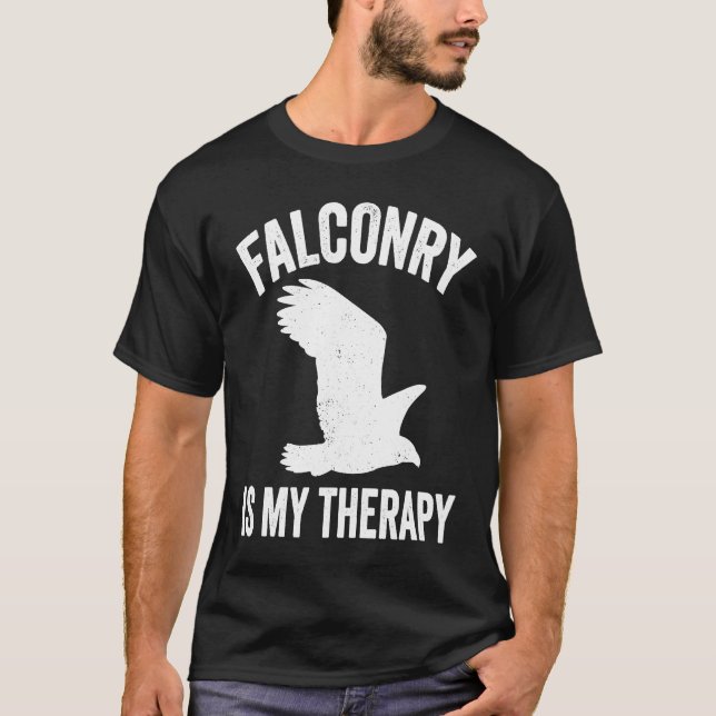 Falconer Therapy Falconry T-Shirt (Vorderseite)