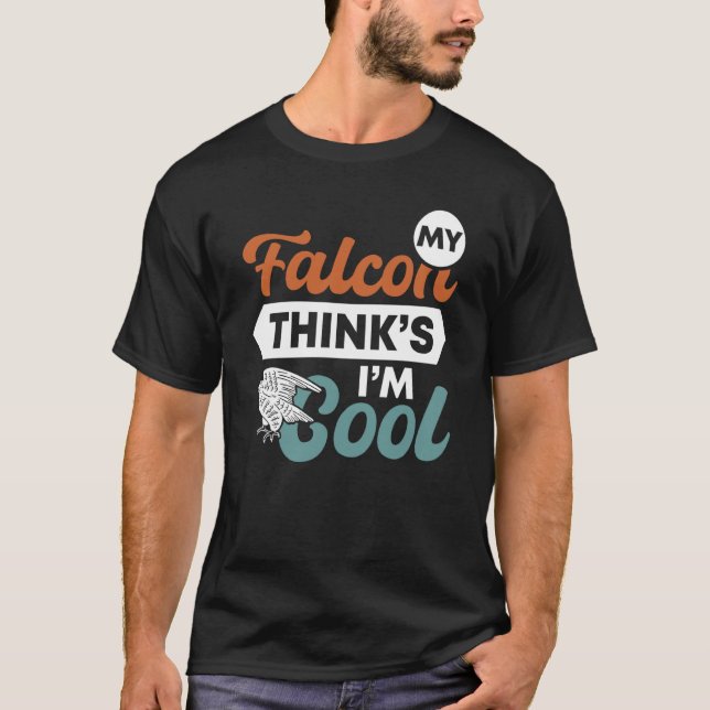 Falconry Cool Falconer Bird ornithology austringer T-Shirt (Vorderseite)