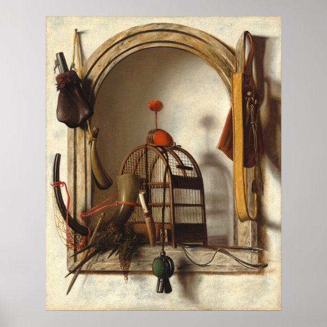 Falconry Gear, Christoffel Pierson Poster d'art (Devant)