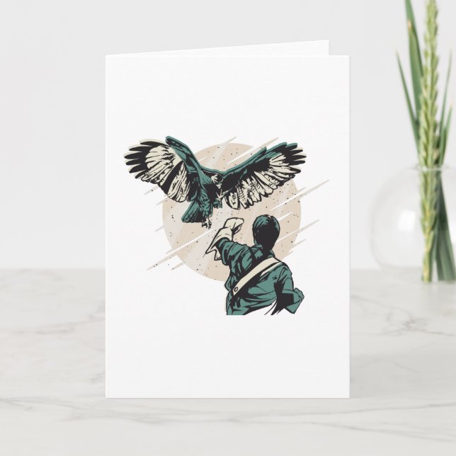 Falconry Karte (Vorderseite)