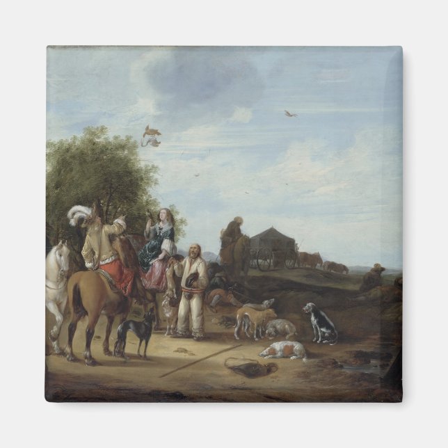 Falconry Magnet (Vorne)