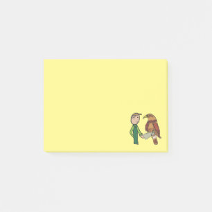Falconry Post-it Klebezettel