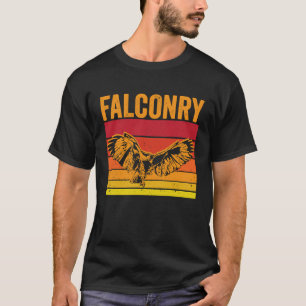 Falconry Retro Sunset Falcon T-Shirt