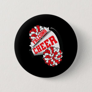 Falcons Cheer Ck Zur Schule Cheerleading-Geist R Button