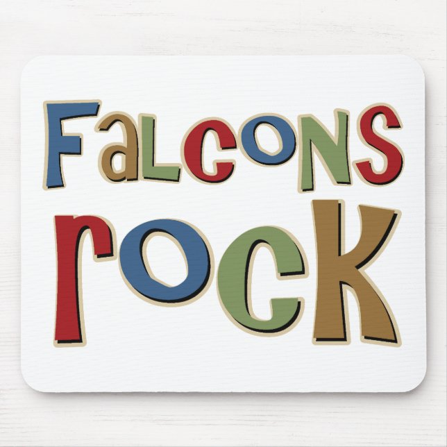 Falcons-Felsen Mousepad (Vorne)