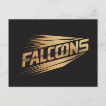 Falcons Golden Speed Typografie Design