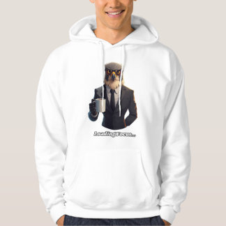 Falke Geschäftsmann beim Laden von Fokus Kaffee Hoodie