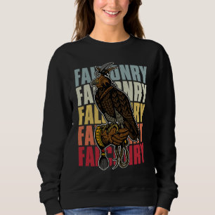 Falkenjagd Falkner Ornithologie Vögel jagen Vogelb Sweatshirt