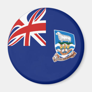 Falkland-Inseln Fisheye-Flagge-Magnet Magnet