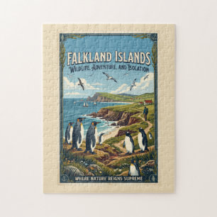 Falkland-Inseln-Reiseposter
