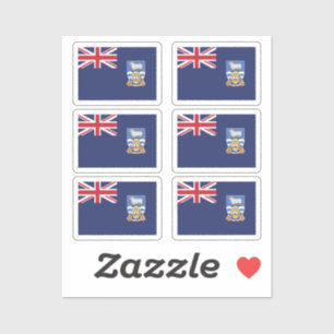 Falkland Islands Collection Pack von 6 Aufkleber