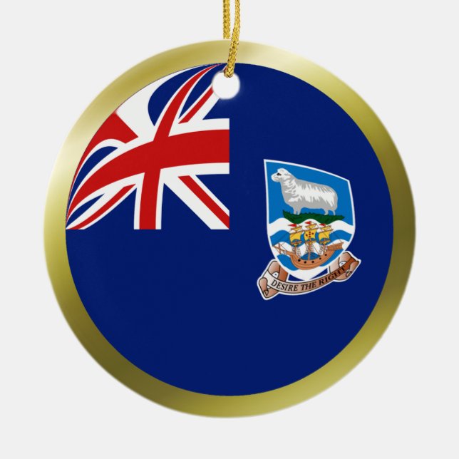 Falkland Islands Flag Ornament (Vorne)