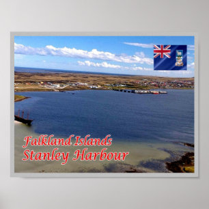 Falkland Islands - Stanley. Poster