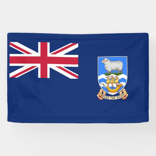 Falklandinseln Banner (Horizontal)