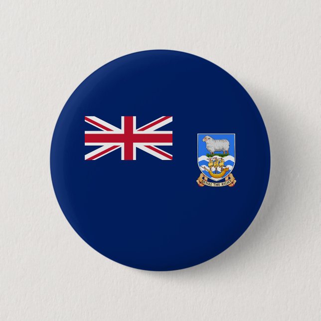 Falklandinseln Button (Vorderseite)