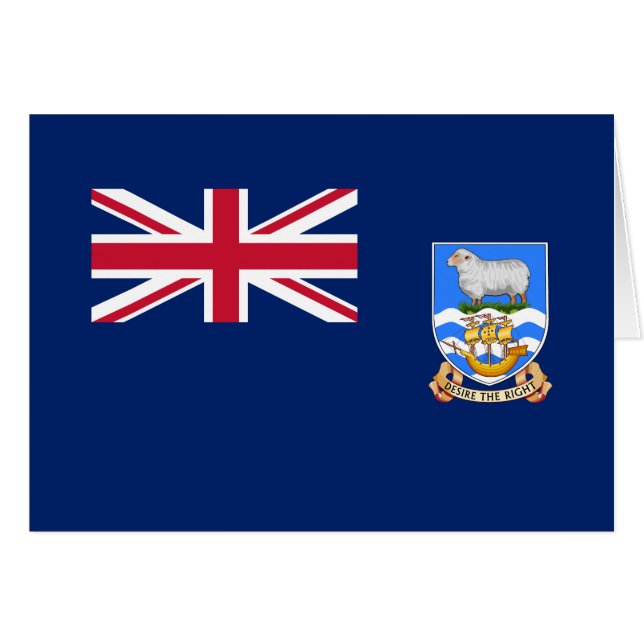Falklandinseln-Flagge (Vorderseite (Horizontal))