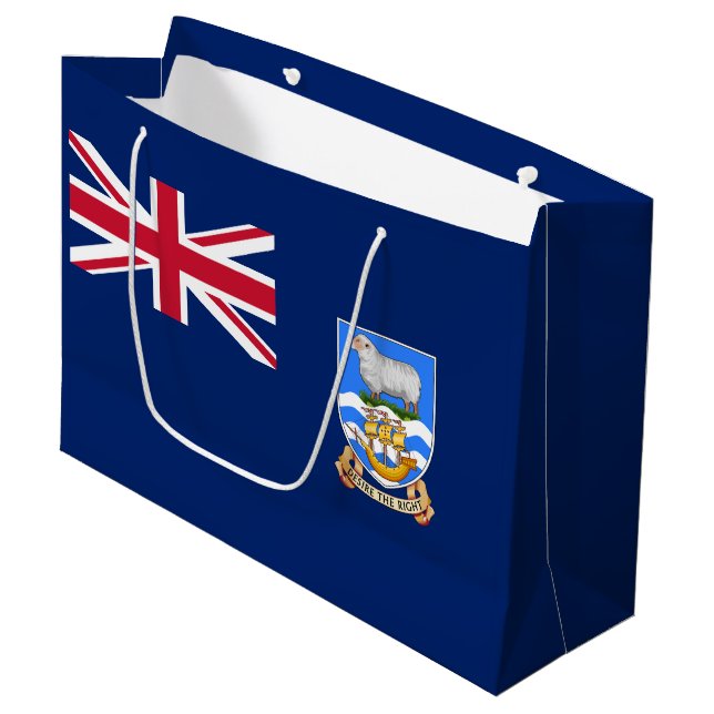 Falklandinseln Große Geschenktüte (Vorderseite Schrägansicht)