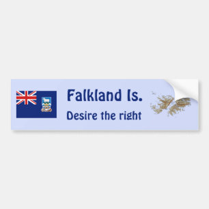 Falklandinseln kennzeichnen und zeichnen autoaufkleber