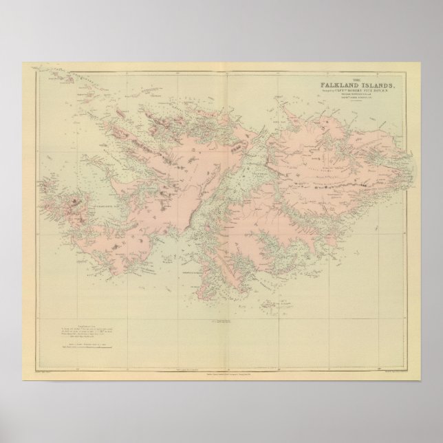 Falklandinseln Poster (Vorne)