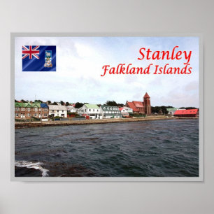 Falklandinseln - Stanley - Poster