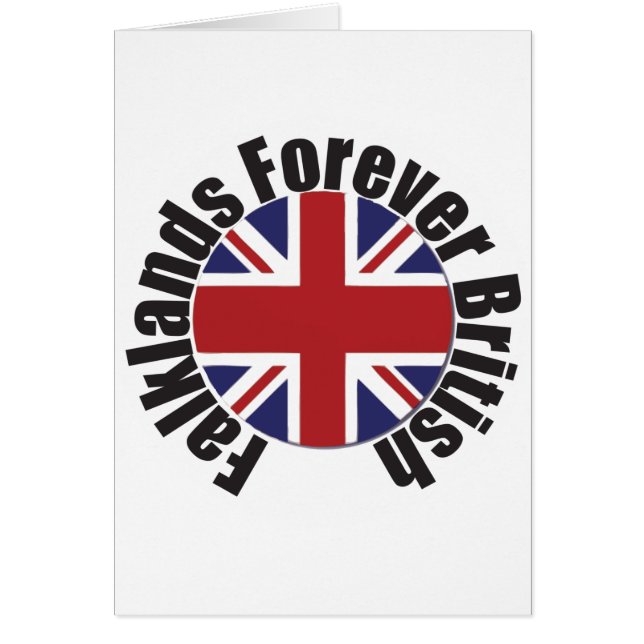 Falkland's Forever British (Vorne)