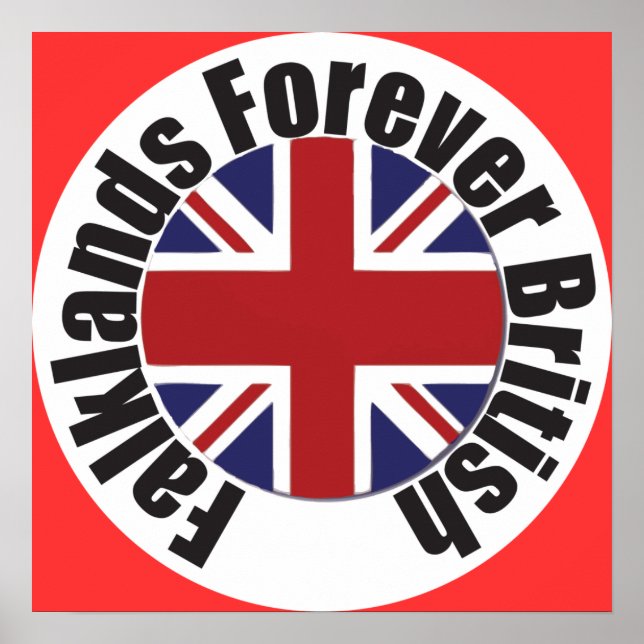 Falkland's Forever British Poster (Vorne)