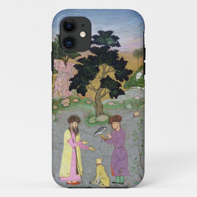 Falkner mit Begleiter- und Haustier-Gepard, von Case-Mate iPhone Hülle (Rückseite)