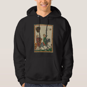 Falknerei, 14. Jahrhundert Codex Manesse Hoodie