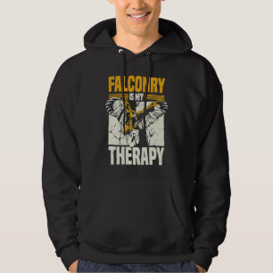 Falknerei ist meine Therapie Falkner Hoodie