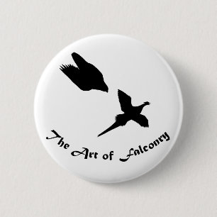 Falknerei - Peregrine Falken Button