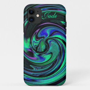 Fall abstrakt Aqua Wirbel iPhone 5 Case-Mate iPhone Hülle