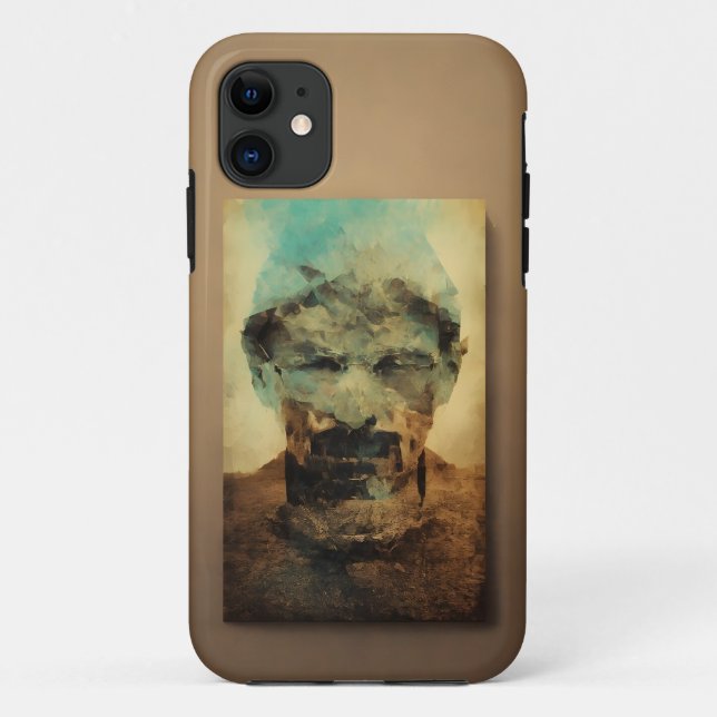 Fall "abstrakt Stone Face Art Mobile" Case-Mate iPhone Hülle (Rückseite)