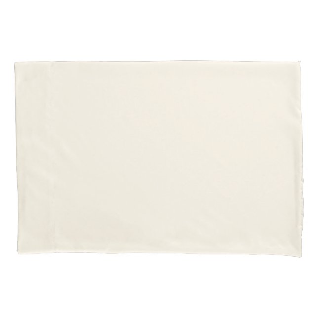 Fall Ahorn Verlasse auf Creme - feste Creme. Kissenbezug (Vorderseite)