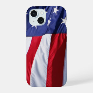 Fall "American Flag" iPhone 15 Hülle