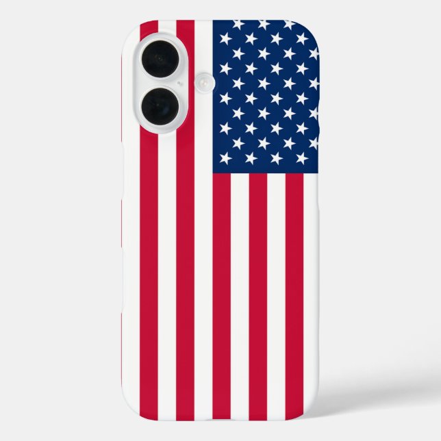 Fall "American Flag iPhone" iPhone 16 Hülle (Rückseite)