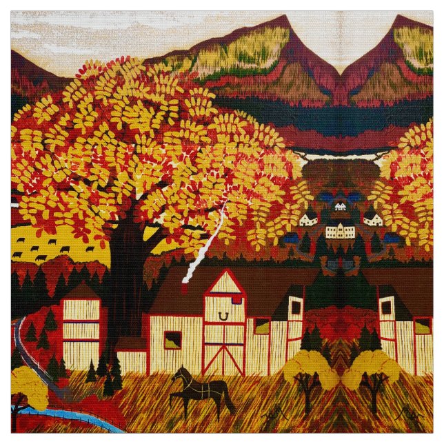 Fall Americana Farm Stoff (Muster)