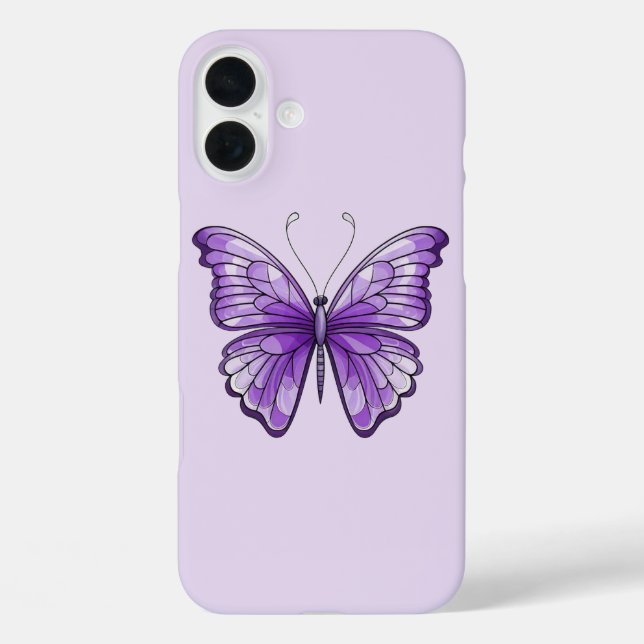 Fall Amethyst Wings iPhone/iPad iPhone 16 Plus Hülle (Rückseite)