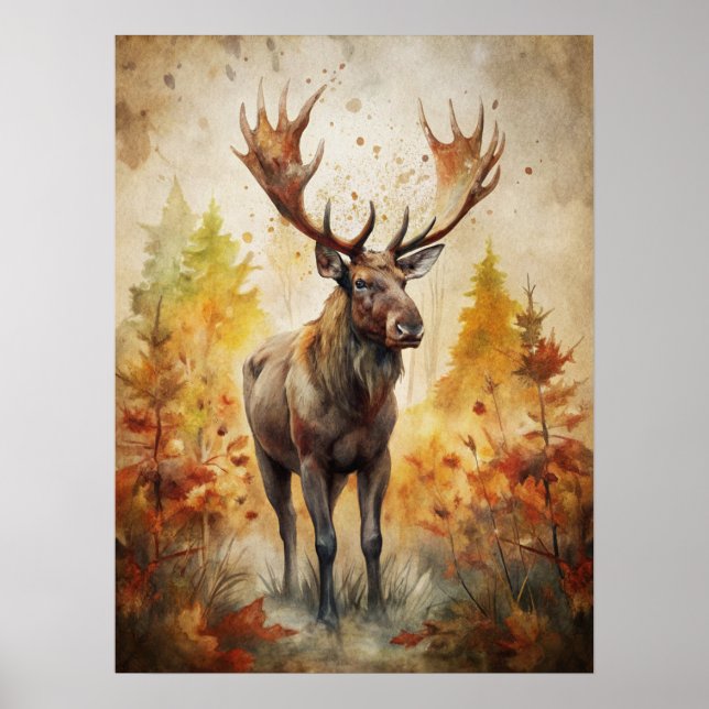 Fall Animal Poster (Vorne)