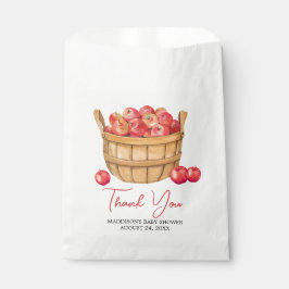 Fall Apple Basket Baby Dusche Geschenktütchen