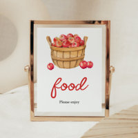 Fall Apple Basket Baby Dusche Lebensmittel
