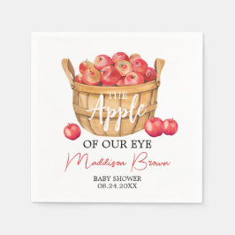 Fall Apple Basket Baby Dusche Serviette