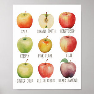 Fall Apple picken Apple Orchard Boho Farm Festhalt Poster