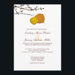 Fall Aspen Paare Einladung<br><div class="desc">Ideal für Ihre Hochzeit im Herbst,  bietet diese Einladung warme,  fallfarbene Blätter aus Aspen.</div>