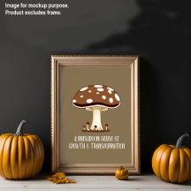 Fall Ästhetik Mushroom Inspiriert Positive Vibes