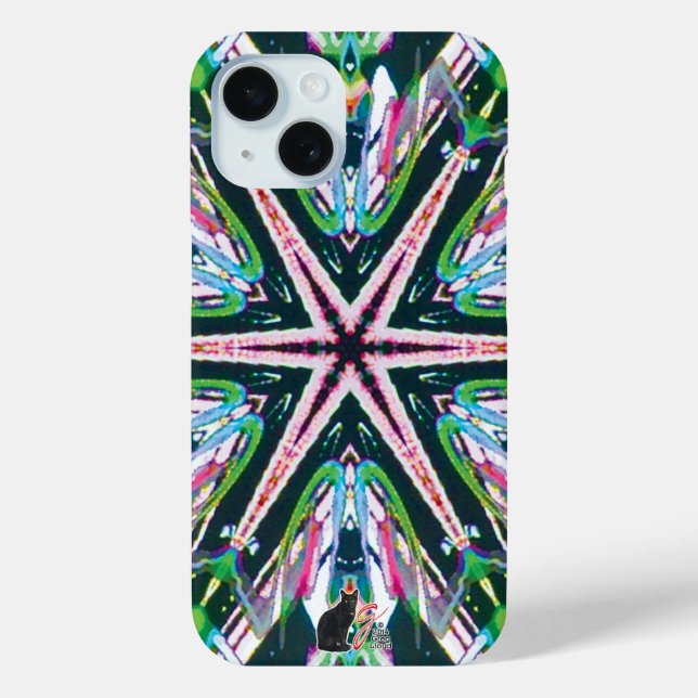 Fall Astral Kaleidoskop iPhone Case-Mate iPhone Hülle (Rückseite)